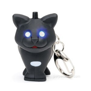 Amazon.co.jp: KIKKERLAND LED Keyring [ ネコ ] NOISY KEY LIGHTS